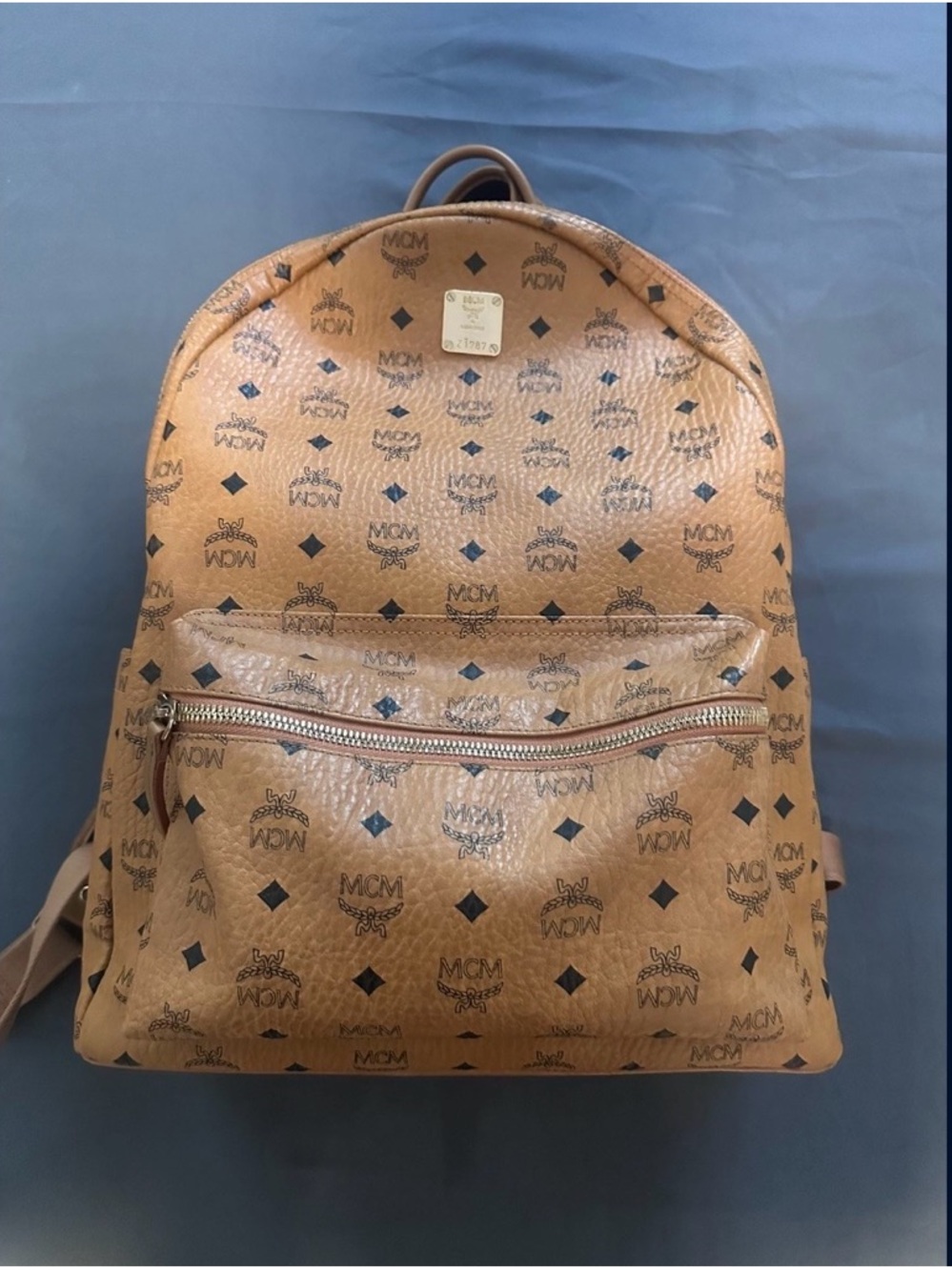 MCM Visetos Logo Backpack